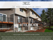 Tablet Screenshot of farmingtonmeadows.com
